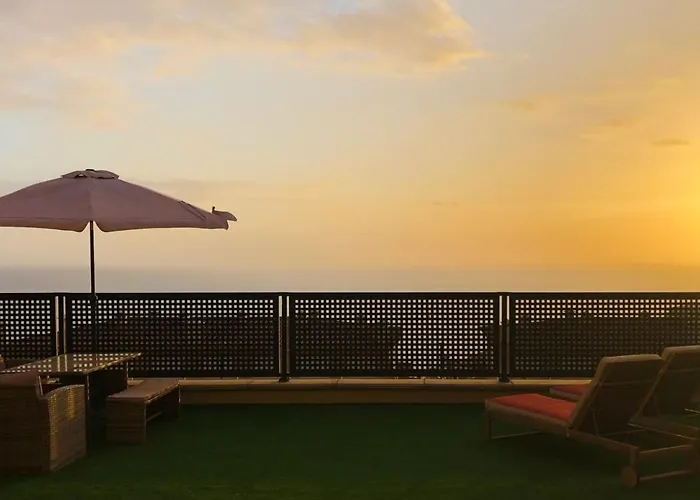 Semesterbostad Propiedad Nueva Con Piscina, Seguridad Privada Y Vista Al Oceano En Tenerife - Es-279-9